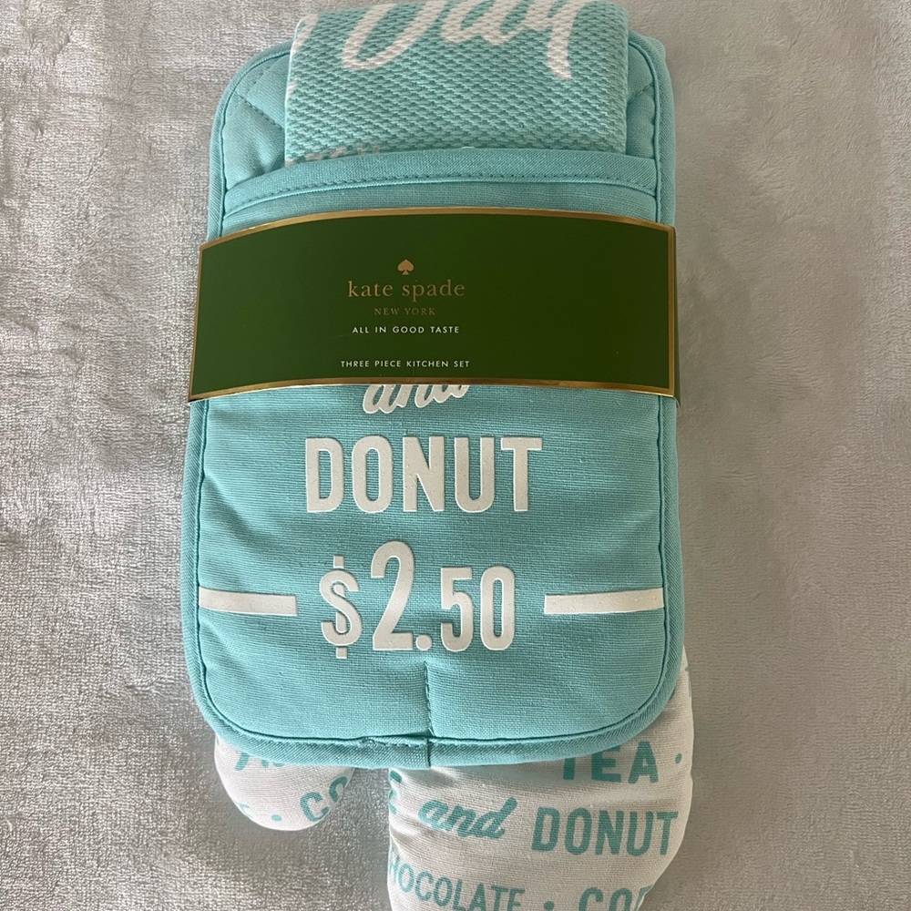 Kate Spade Blue Kitchen Set